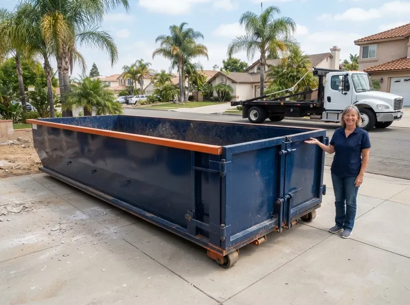Construction & Demolition (C&D) Dumpster in Los Angeles, CA